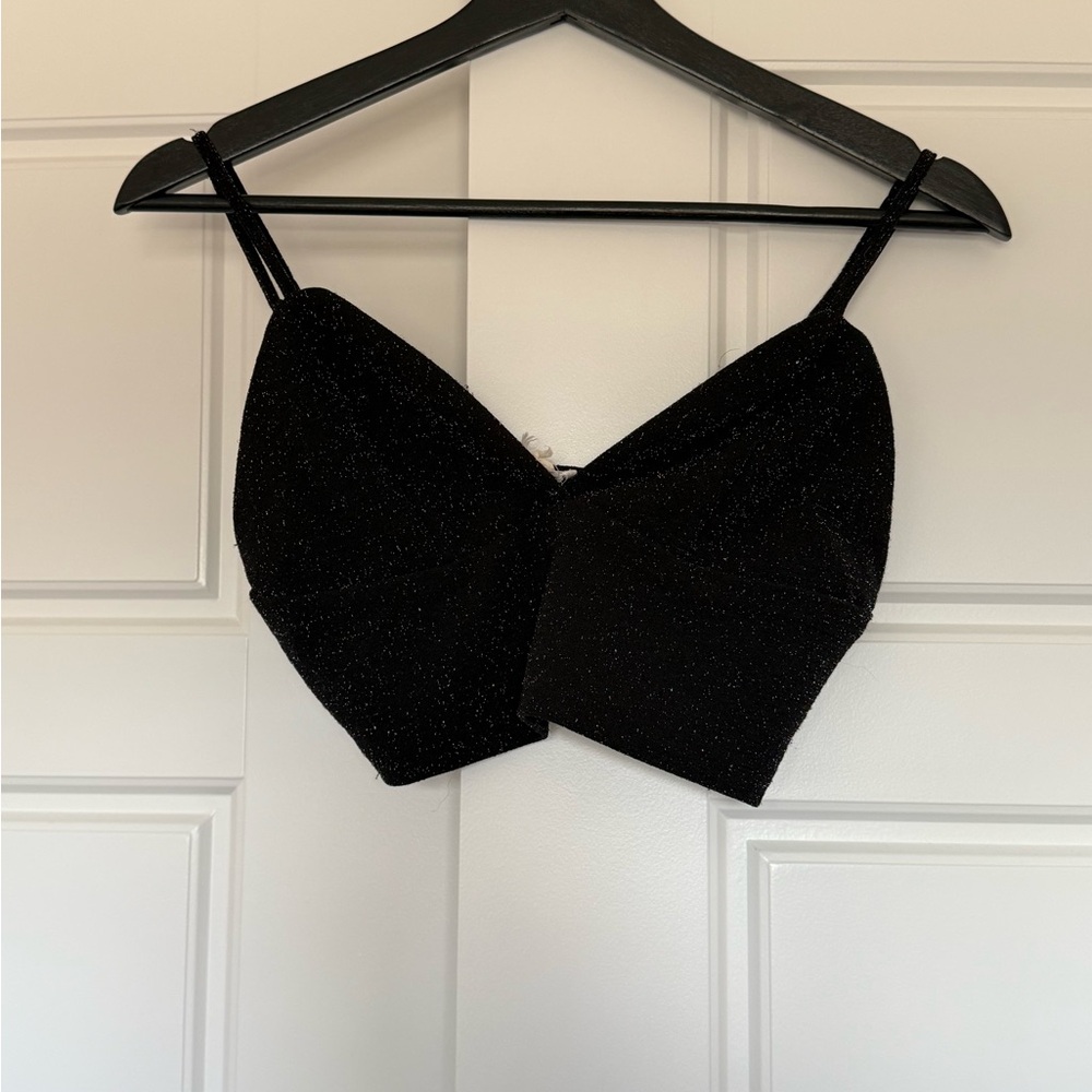 Garage Sparkly Crop Top